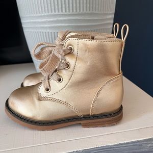 Gold boots